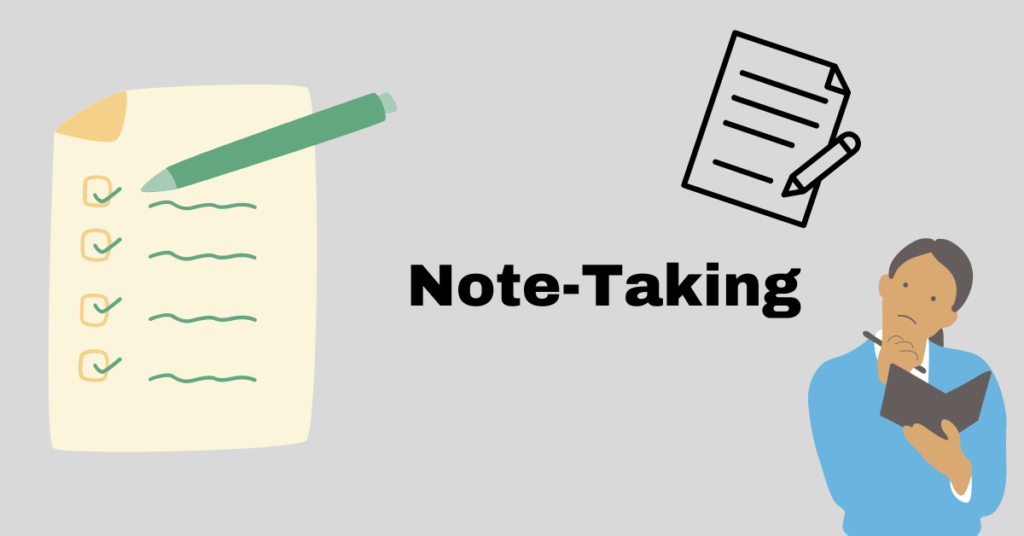 note taking tips for effective study